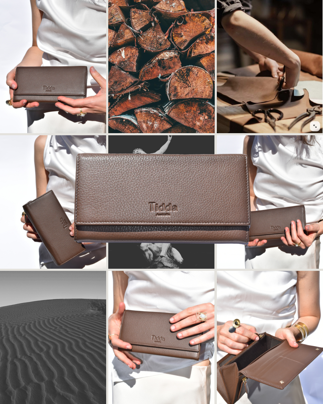 Ningaloo Wallet Cocoa Brown Full Grain Leather