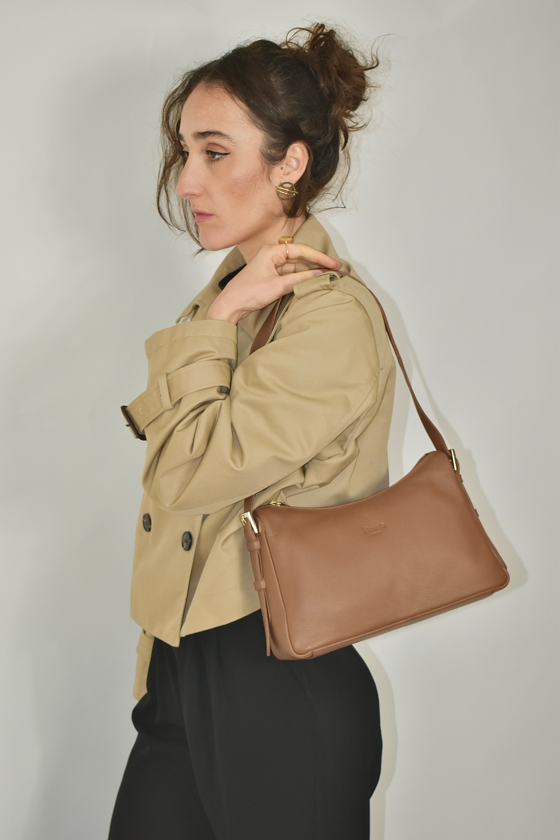 Esperance Bag Mud Brown Full Grain Leather