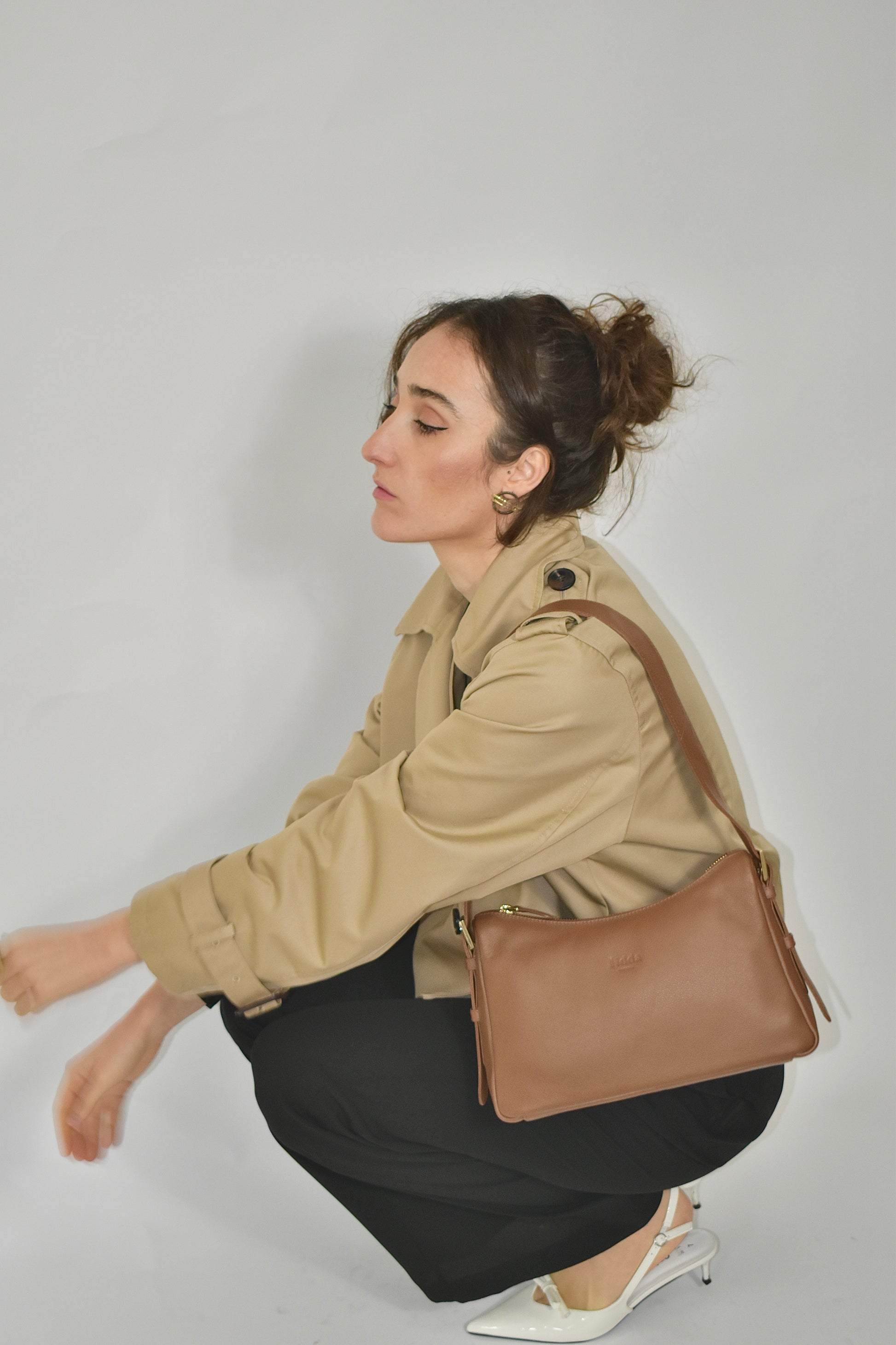 Esperance Bag Mud Brown Full Grain Leather