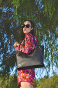 Margaret Tote Black Full Grain Leather