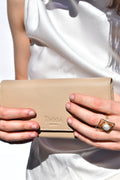 Ningaloo Wallet Sand Full Grain Leather