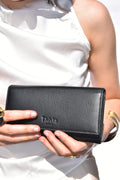 Ningaloo Wallet Black Full Grain Leather