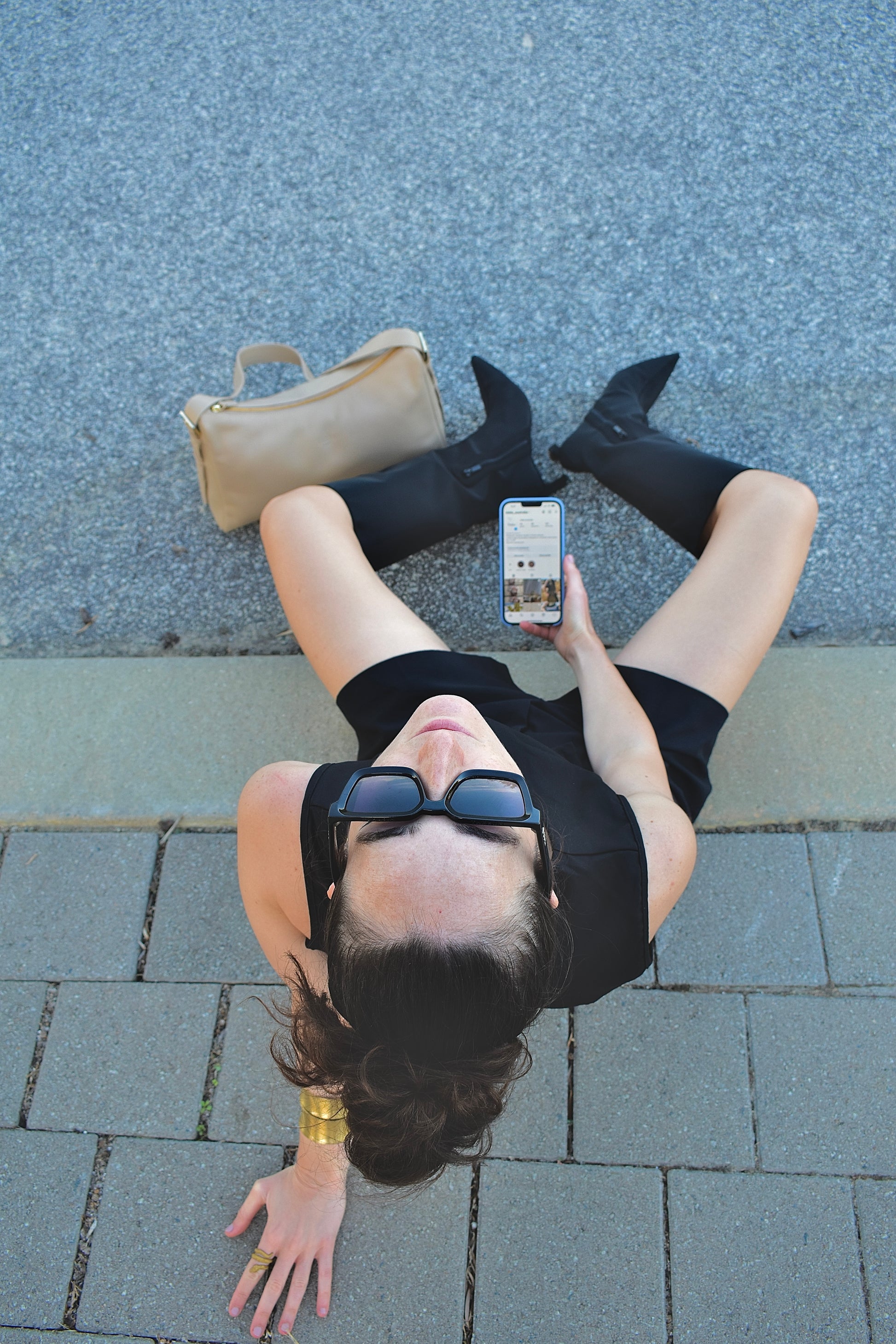 Esperance XL Bag Sand Full Grain Leather