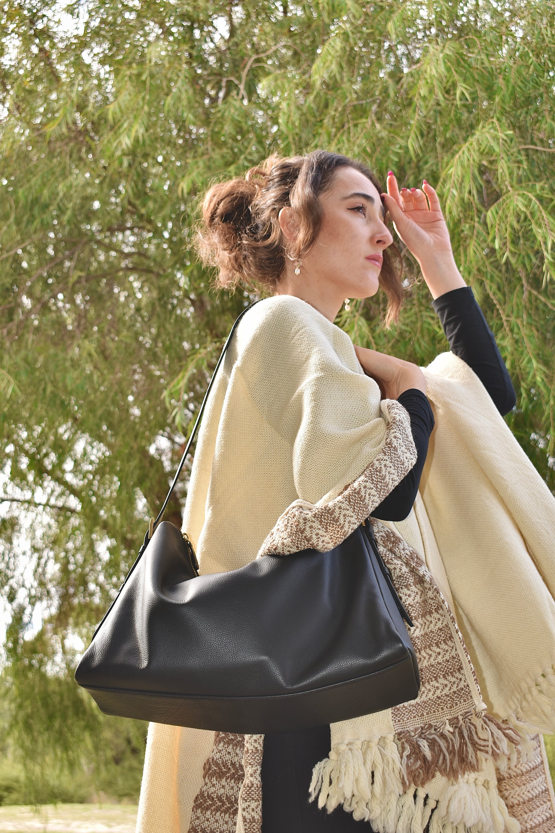 Esperance XL Bag Black Full Grain Leather