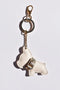 Frenchie Charm White Full Grain Leather