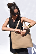 Margaret Tote Sand Full Grain Leather
