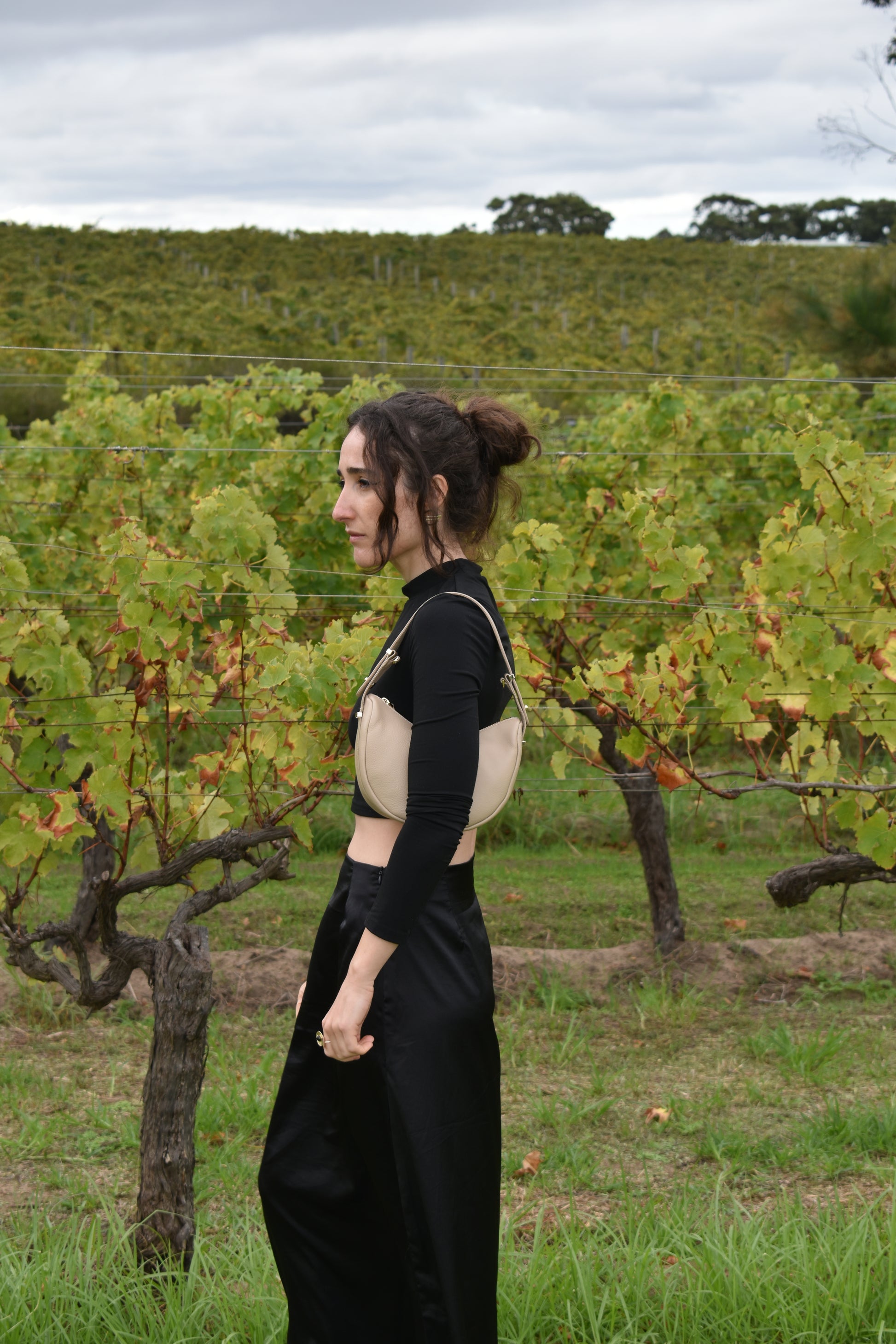 Elizabeth Bag Sand Full Grain Leather