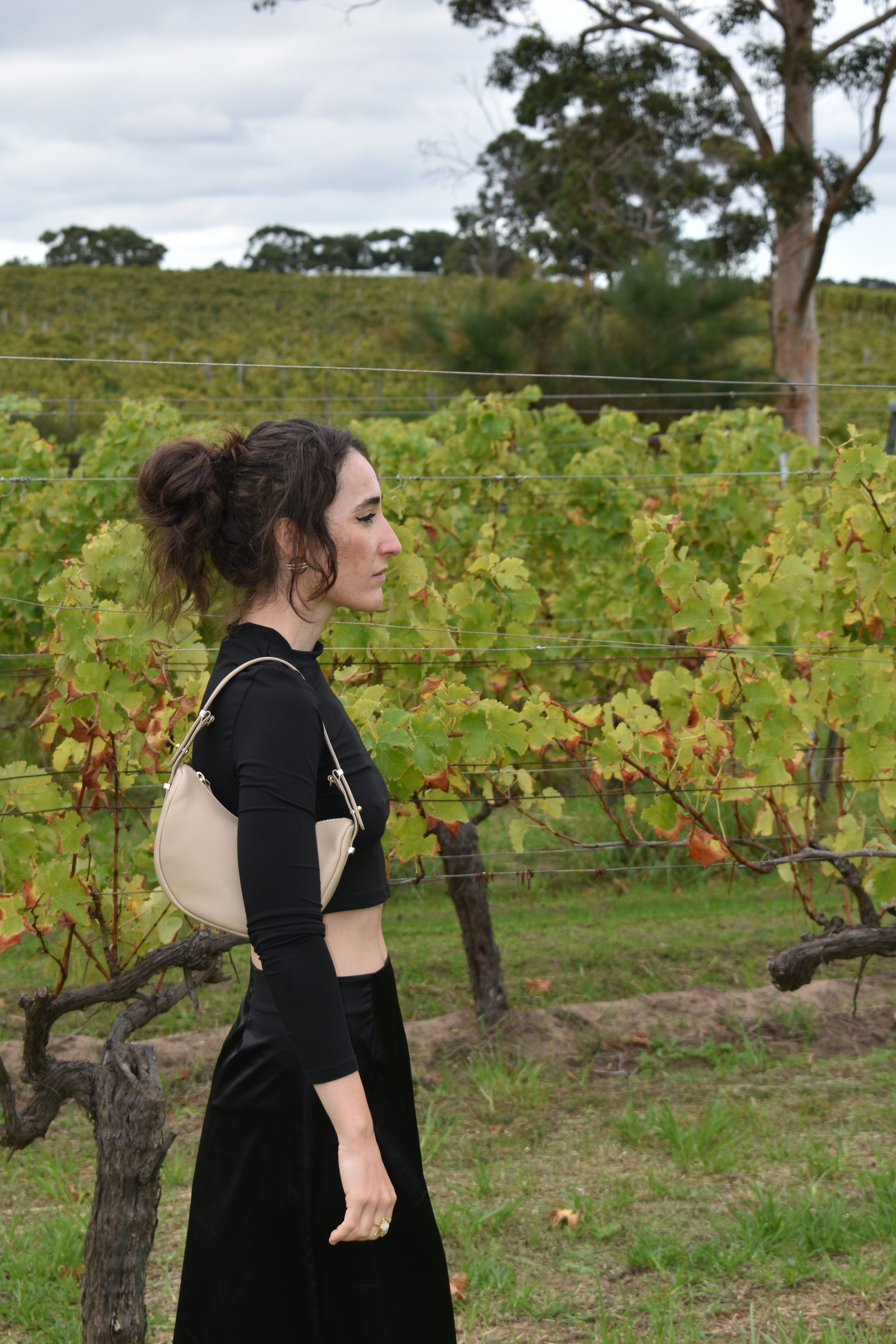 Elizabeth Bag Sand Full Grain Leather