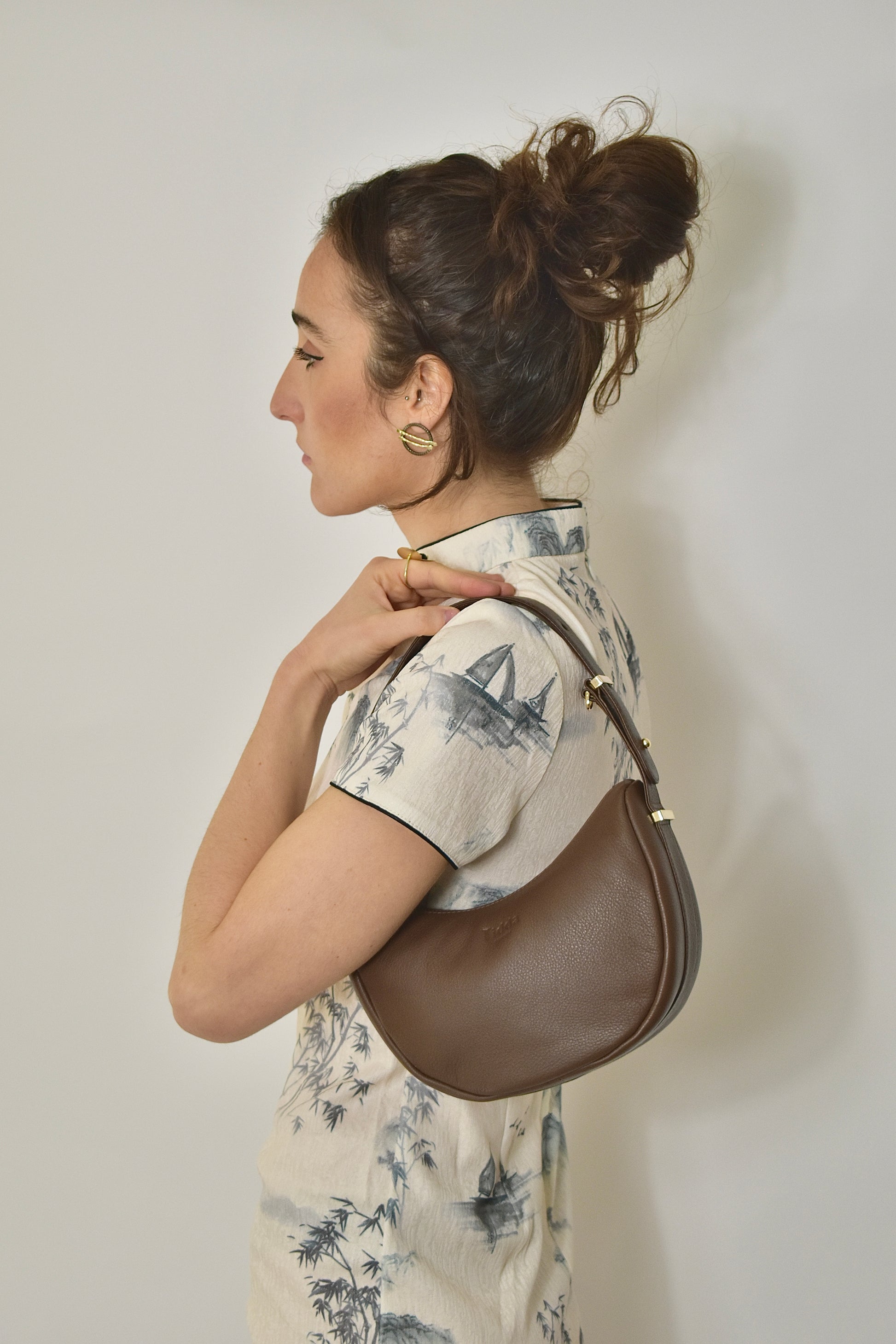 Elizabeth Bag Cocoa Brown Full Grain Leather
