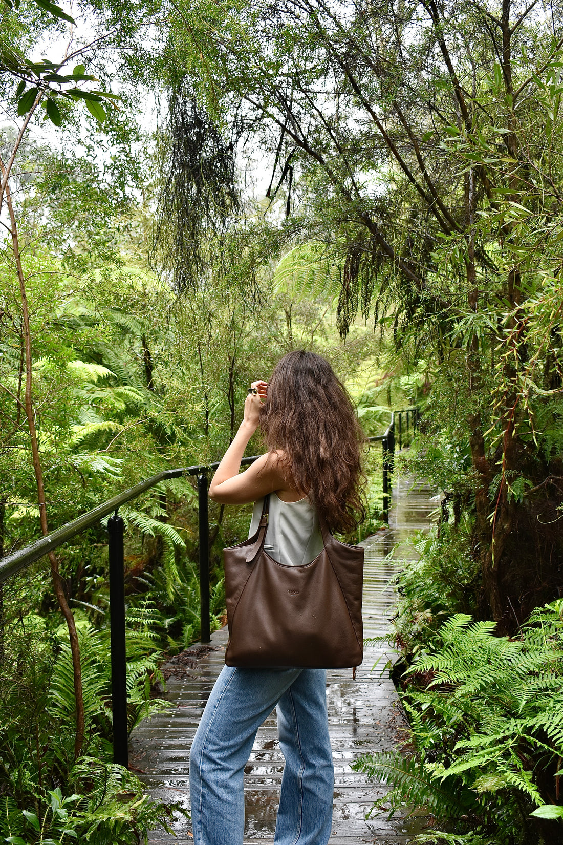 Margaret Tote Cocoa Brown Full Grain Leather