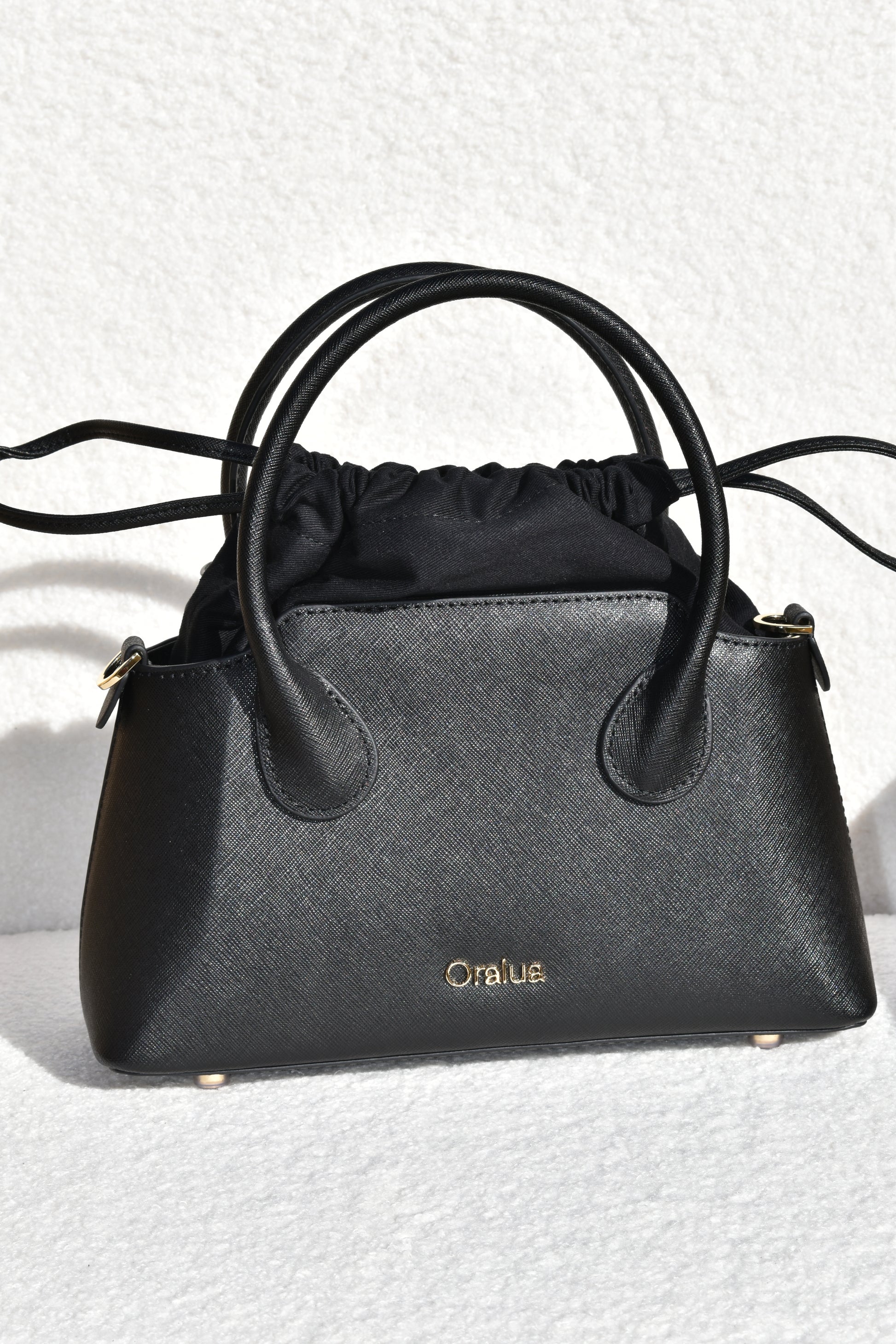  Bag Black Saffiano Leather 