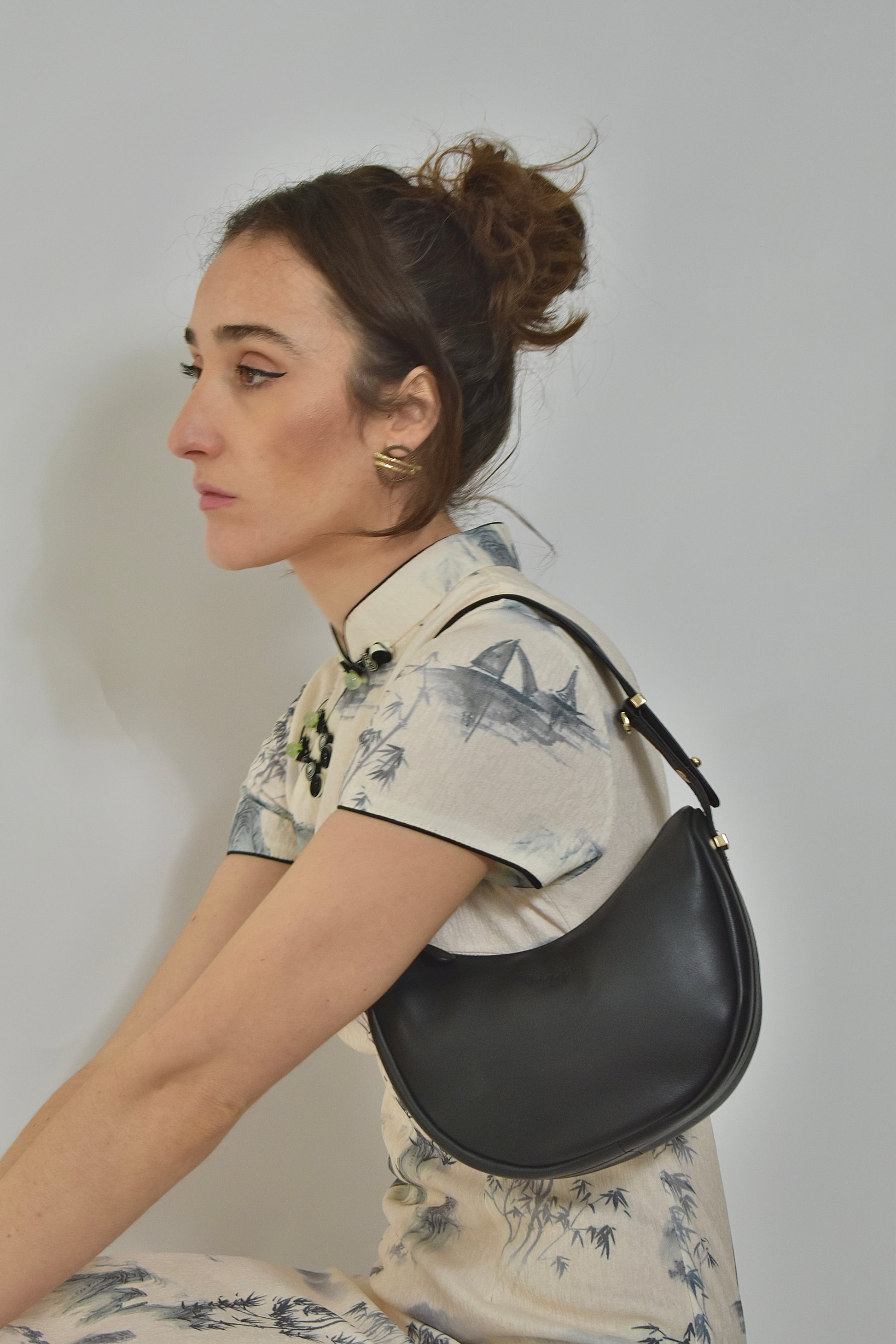 Elizabeth Bag Black Full Grain Leather