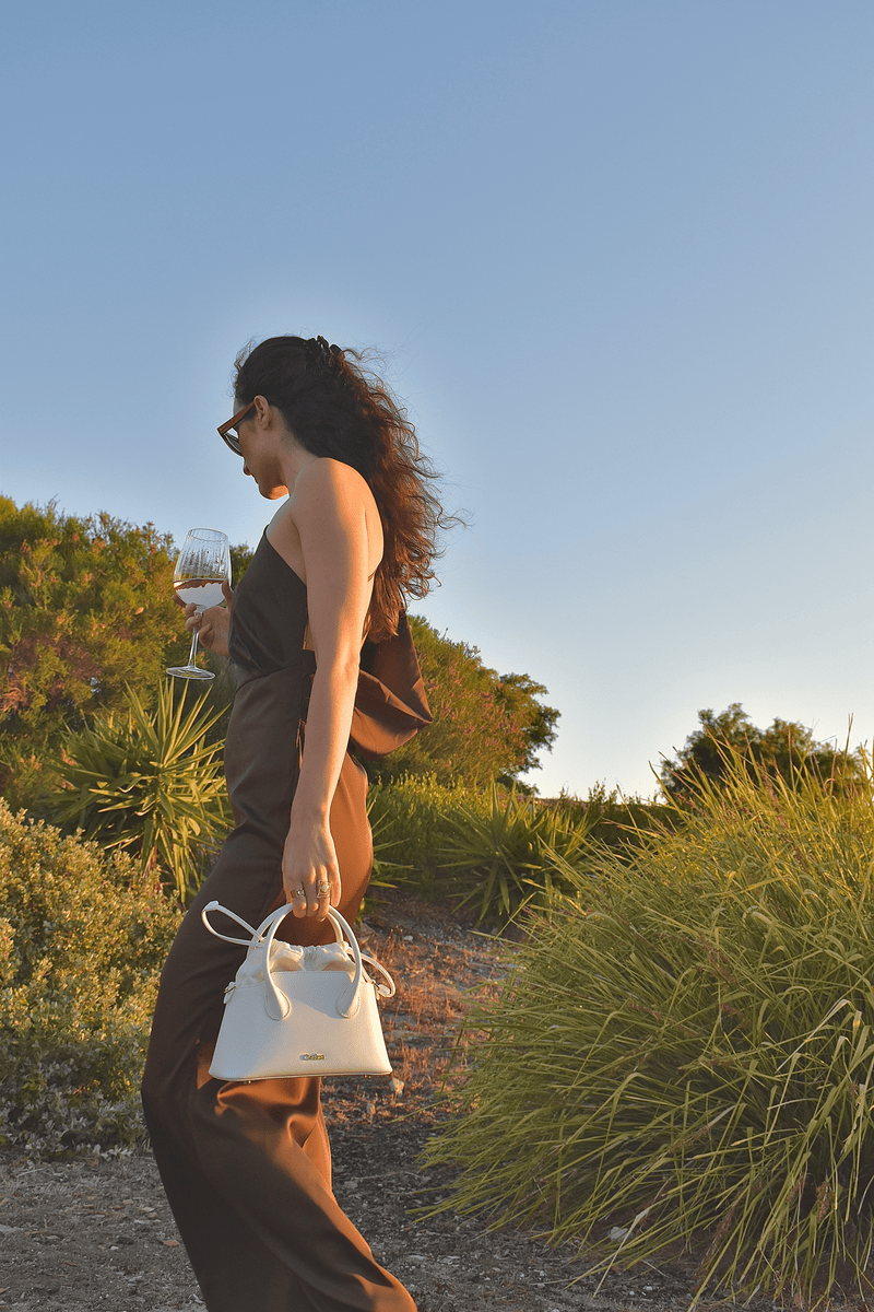 Augusta Bag in White — Oralua