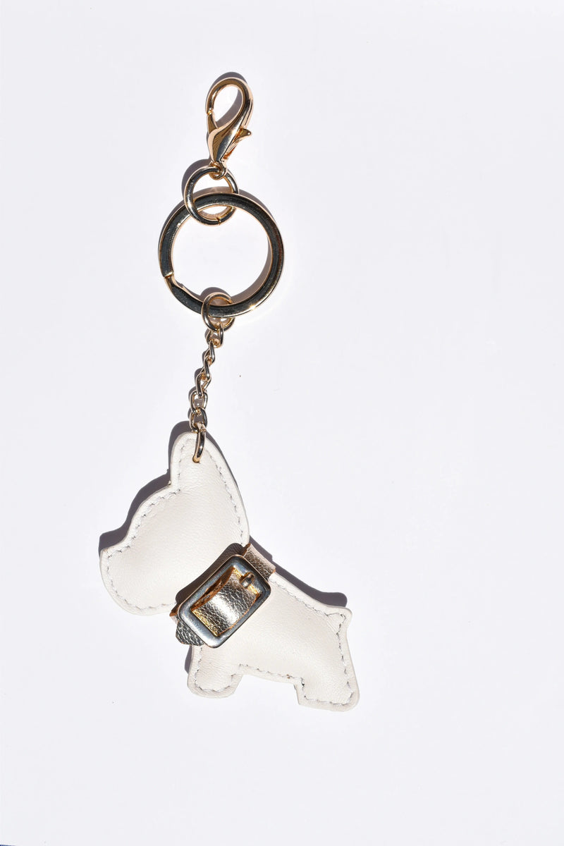 Frenchie Charm in White — Oralua