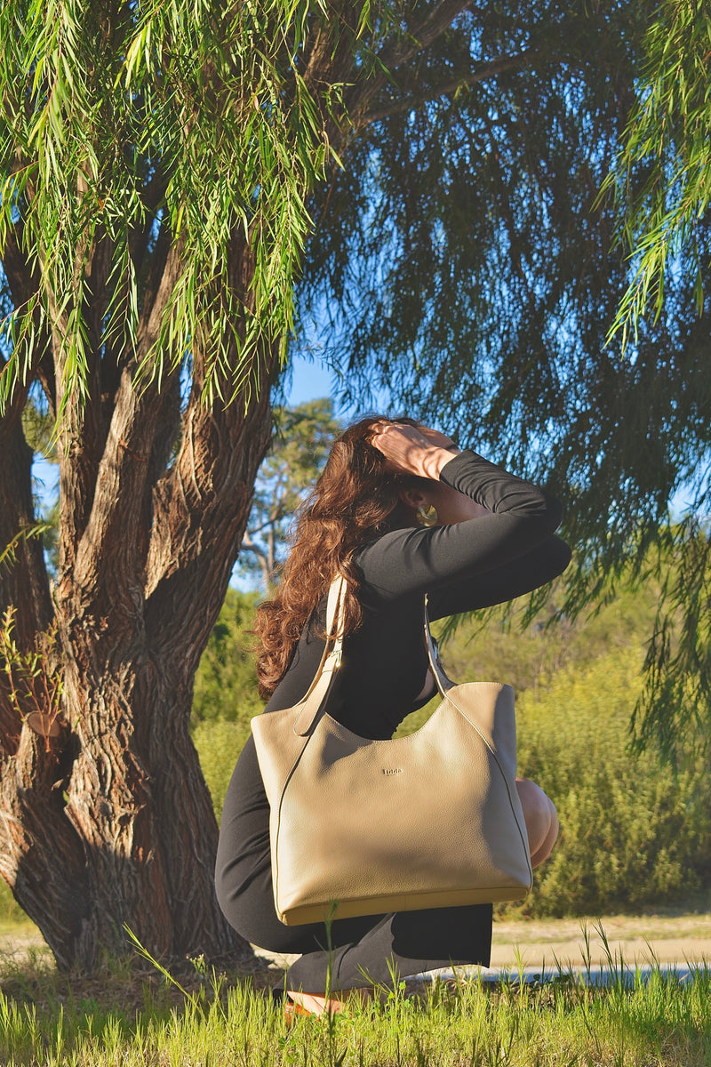 Margaret Tote in Sand — Oralua