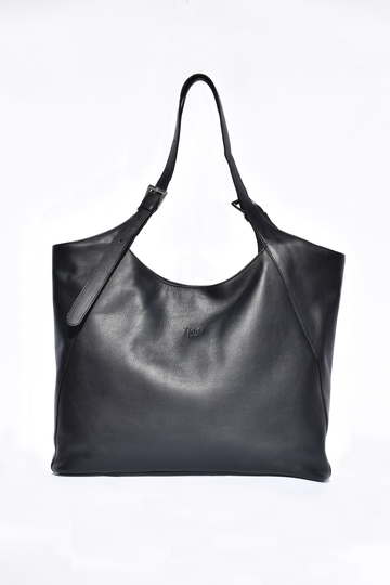 Margaret Tote Black Full Grain Leather
