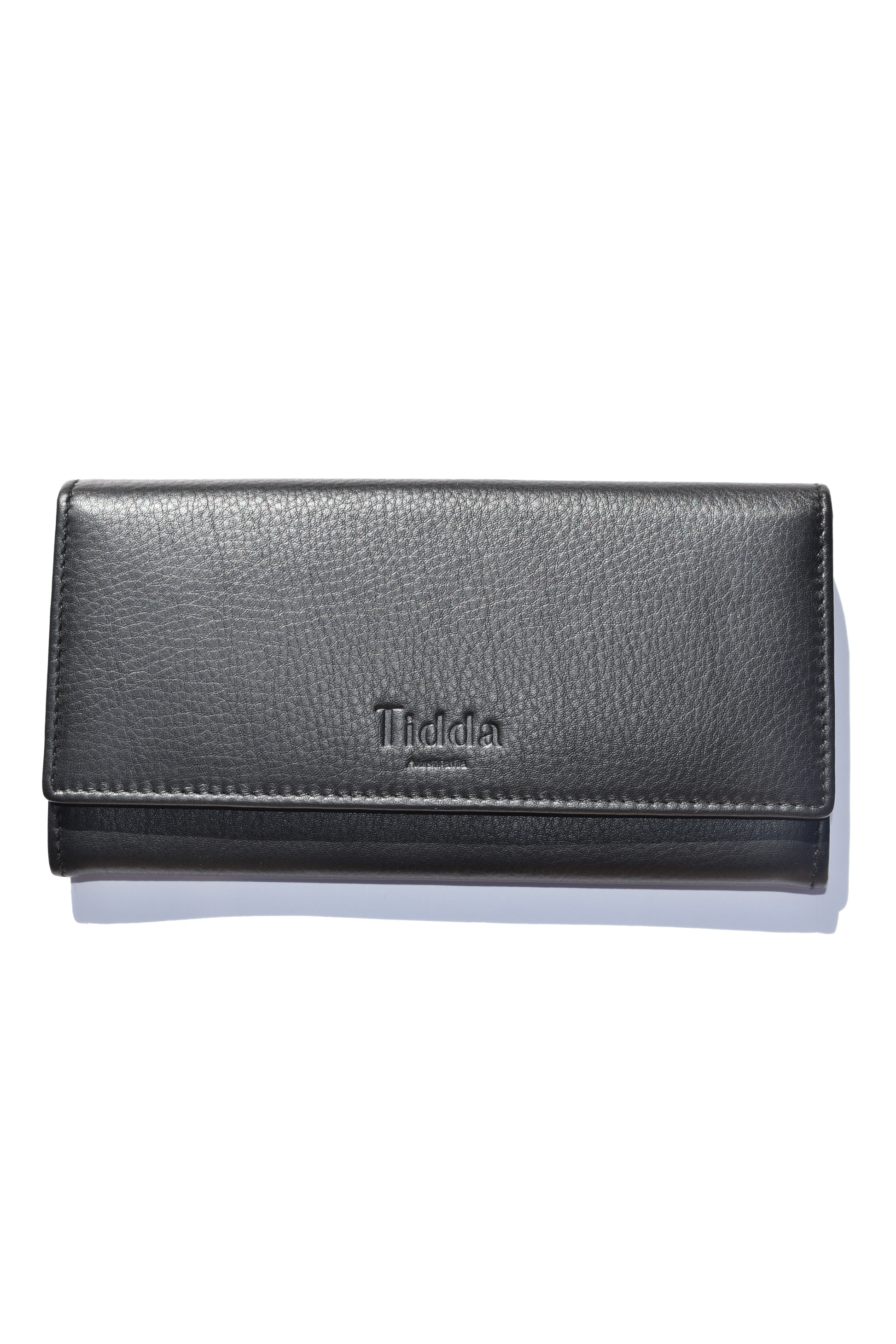 Ningaloo Wallet Black Full Grain Leather