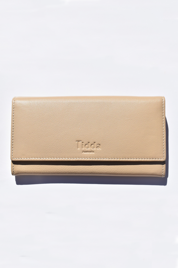 Ningaloo Wallet Sand Full Grain Leather